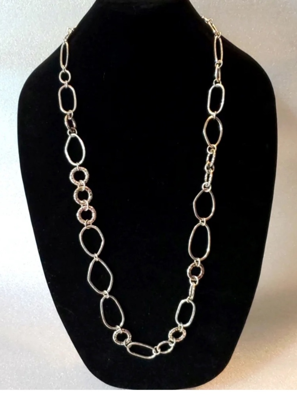 Brighton Collectibles Brighton Pebble Long Link Necklace Retired